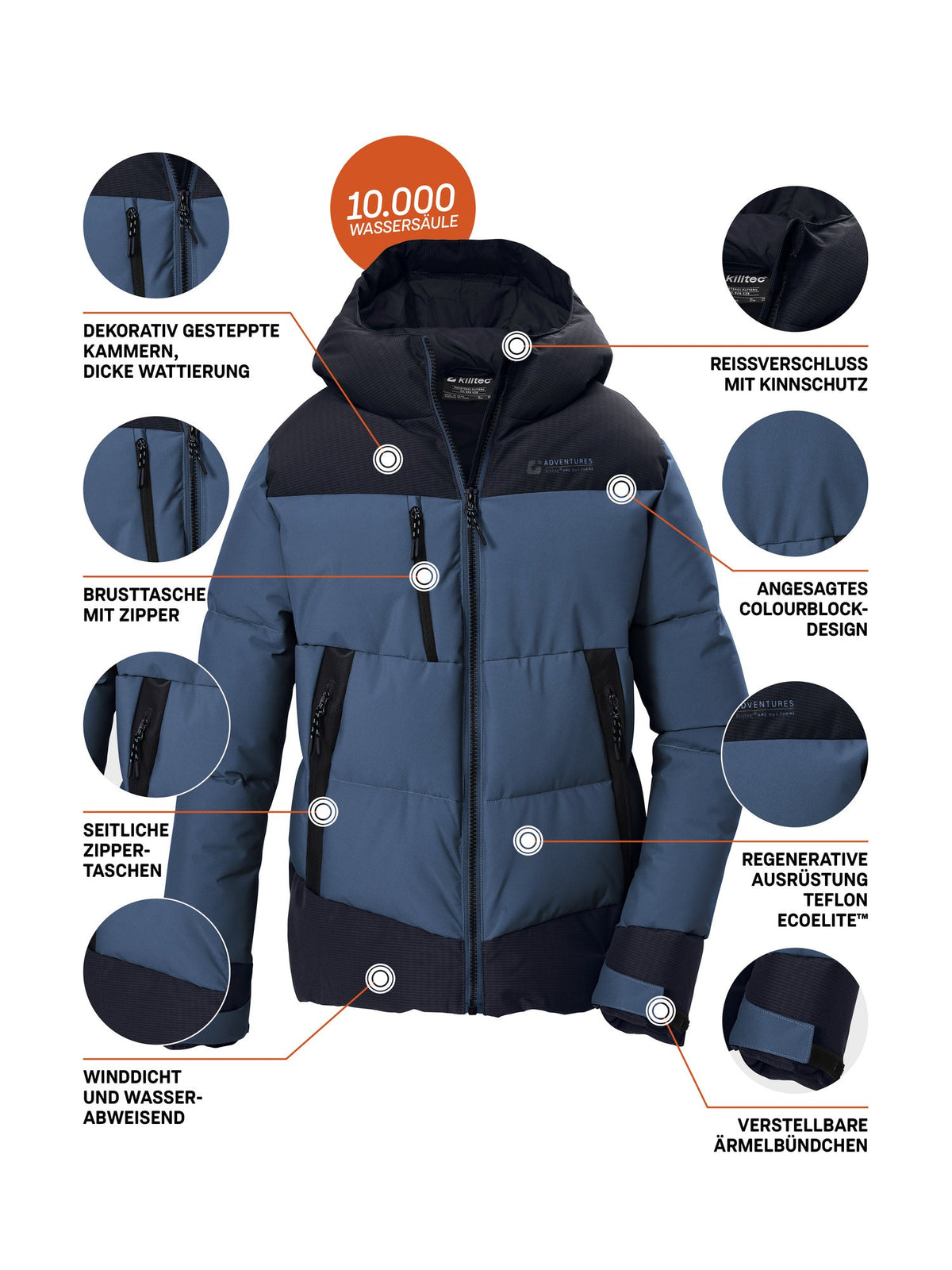 Boy's Quilted jacket KOW 182 BYS QLTD JCKT