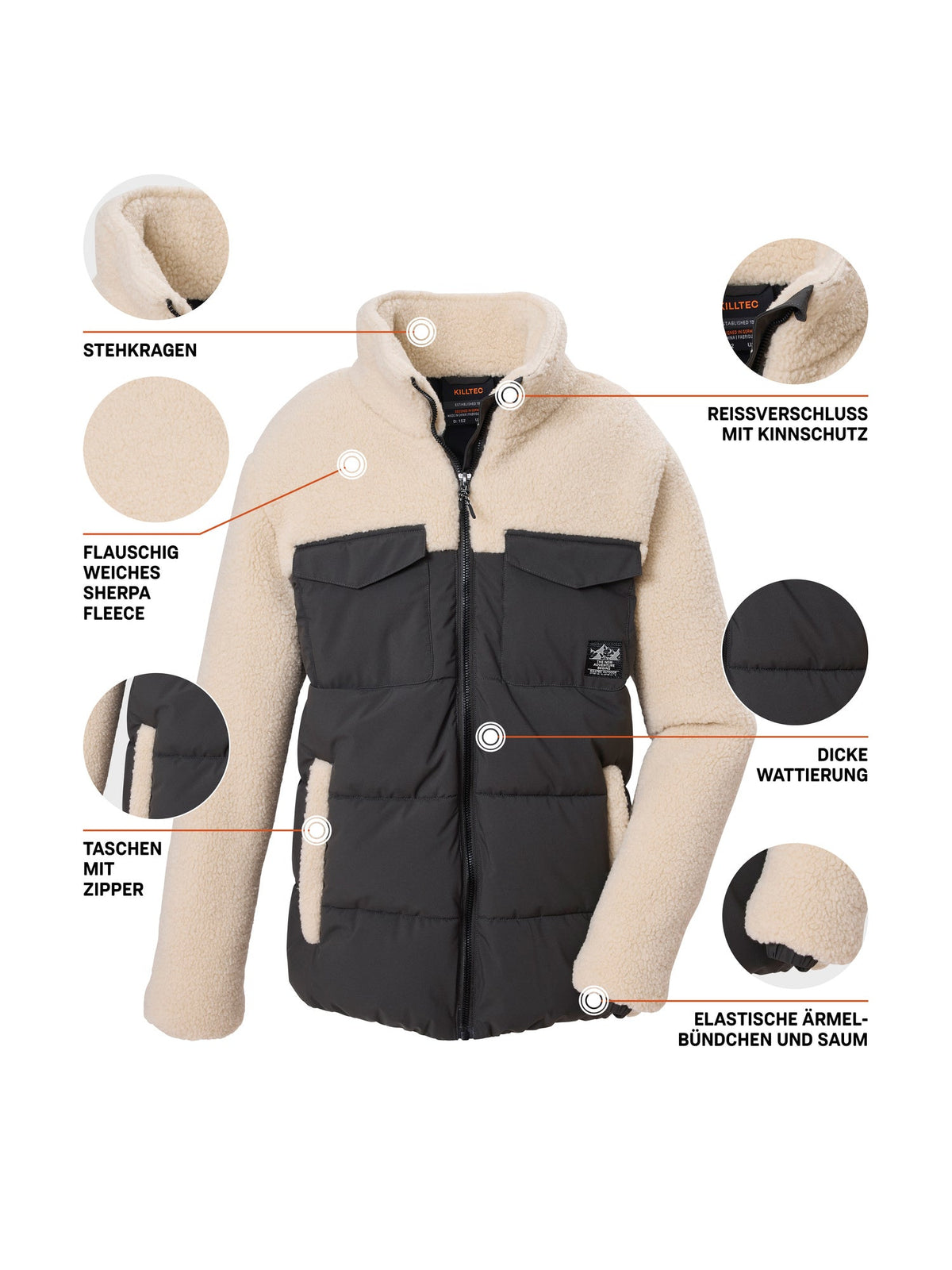 Boy's Hybrid jacket KOW 183 BYS QLTD JCKT