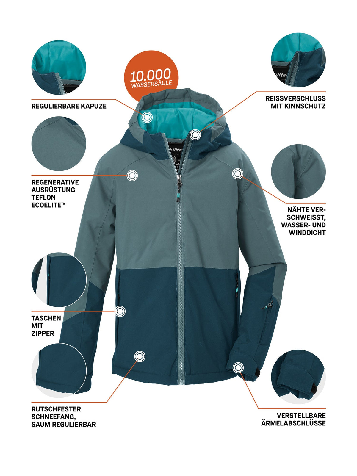 Boy's Ski jacket KSW 205 BYS SKI JCKT