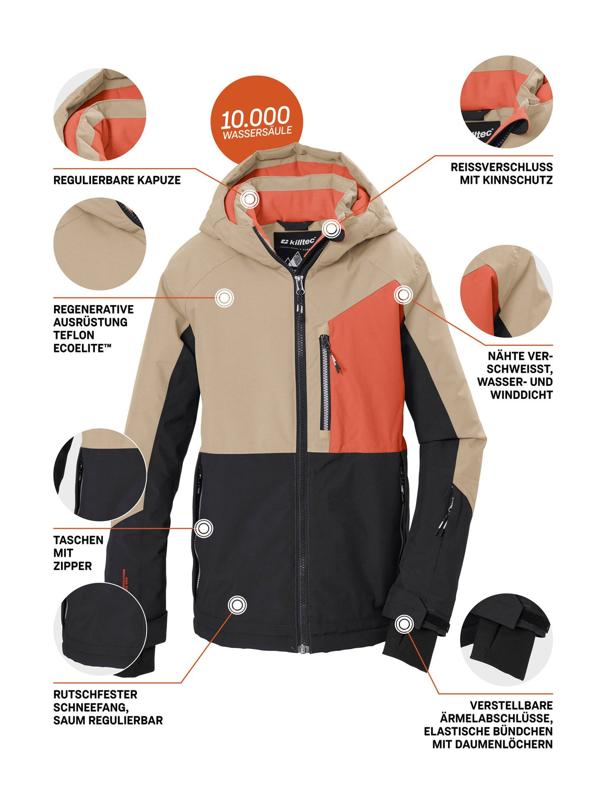 Boy's Ski jacket KSW 206 BYS SKI JCKT