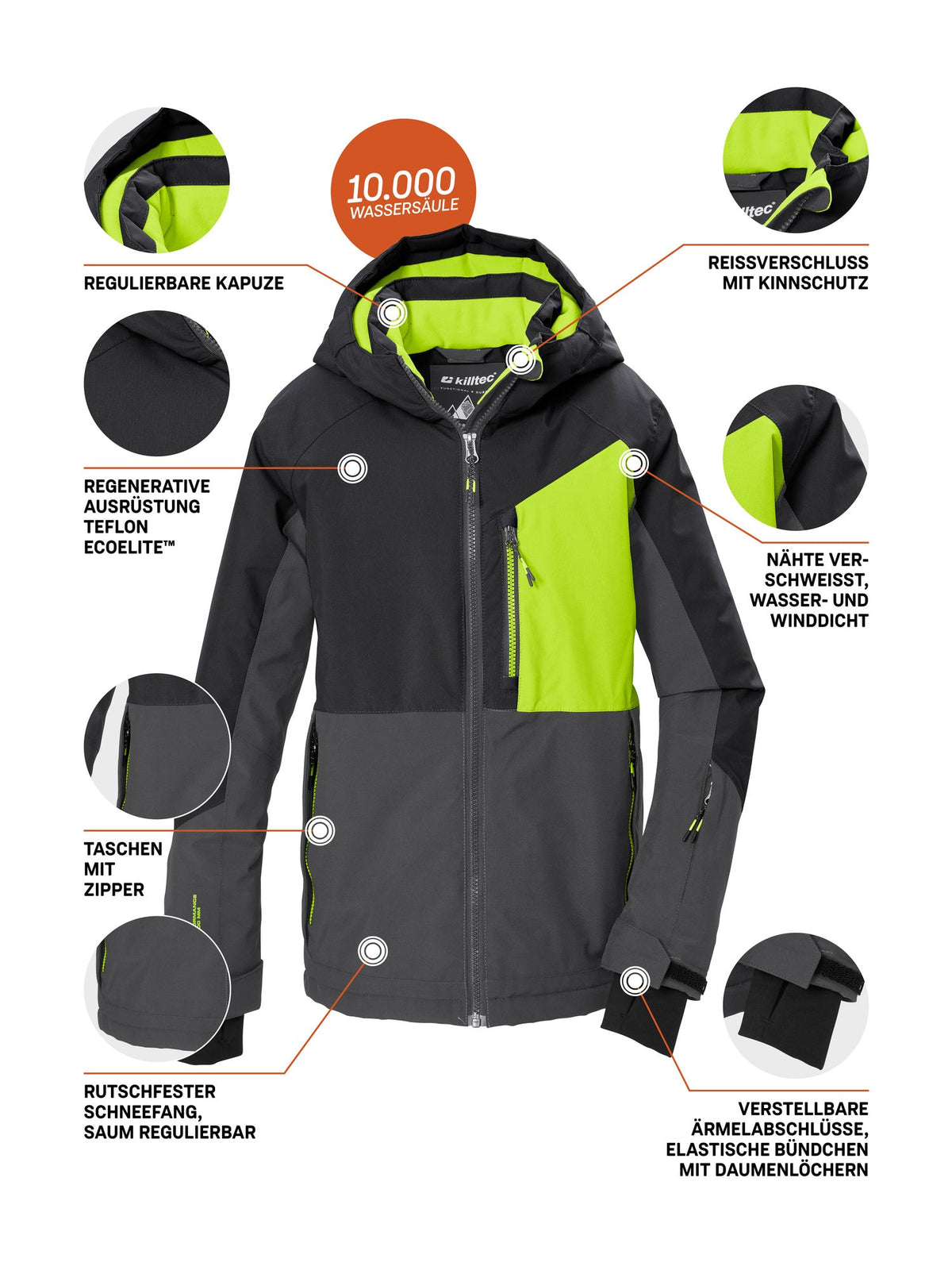 Boy's Ski jacket KSW 206 BYS SKI JCKT
