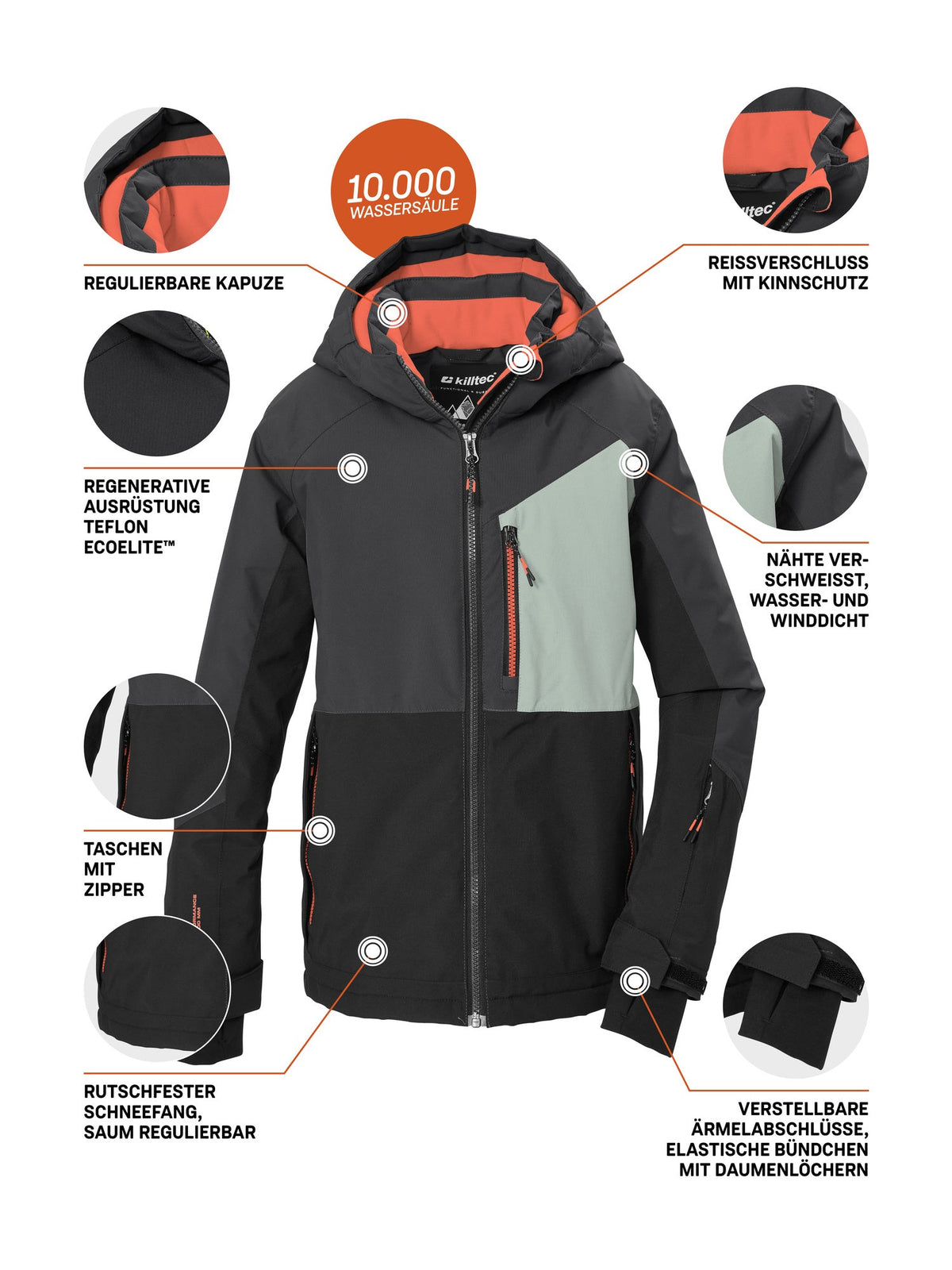 Boy's Ski jacket KSW 206 BYS SKI JCKT