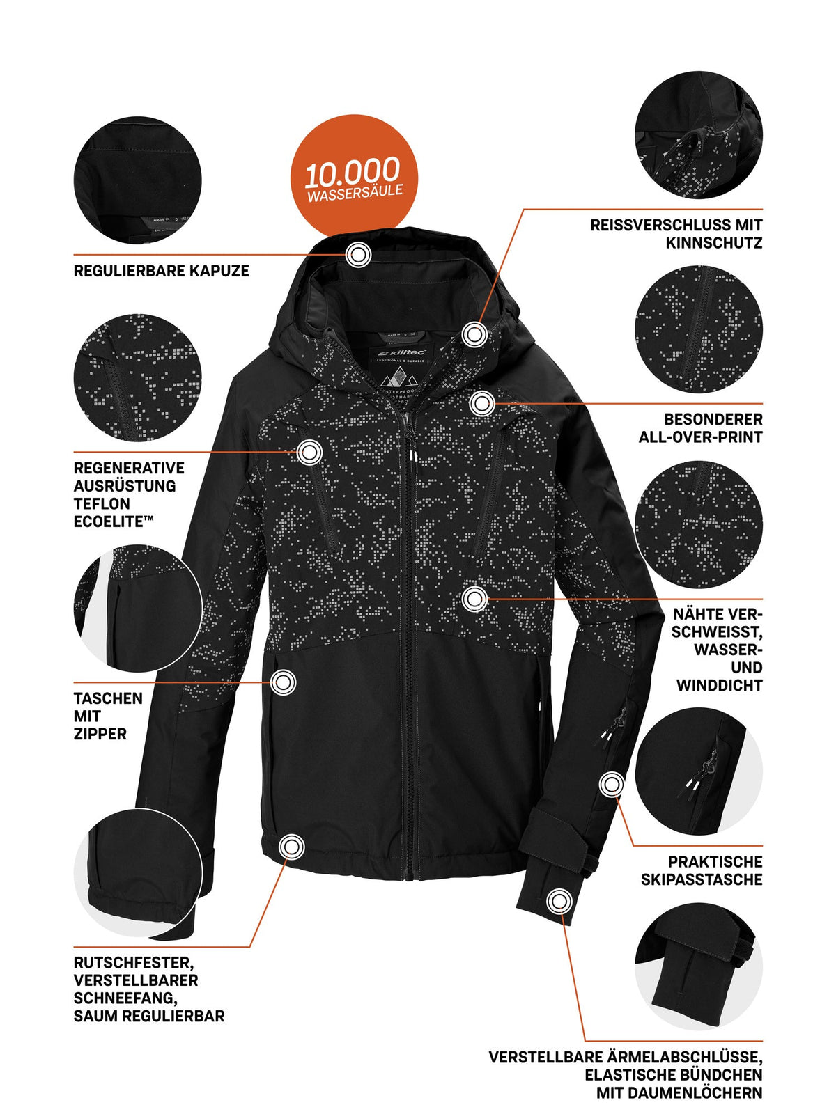 Boy's Ski jacket KSW 208 BYS SKI JCKT