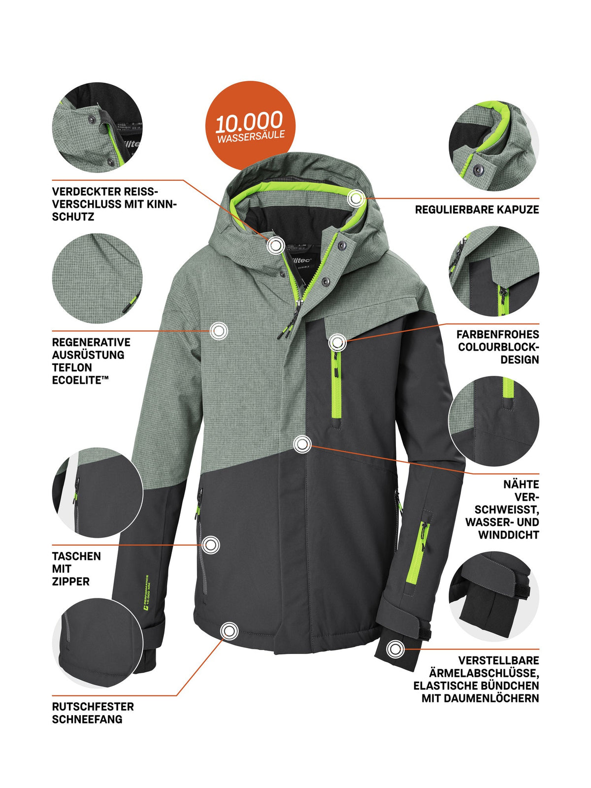 Boy's Ski jacket KSW 211 BYS SKI JCKT