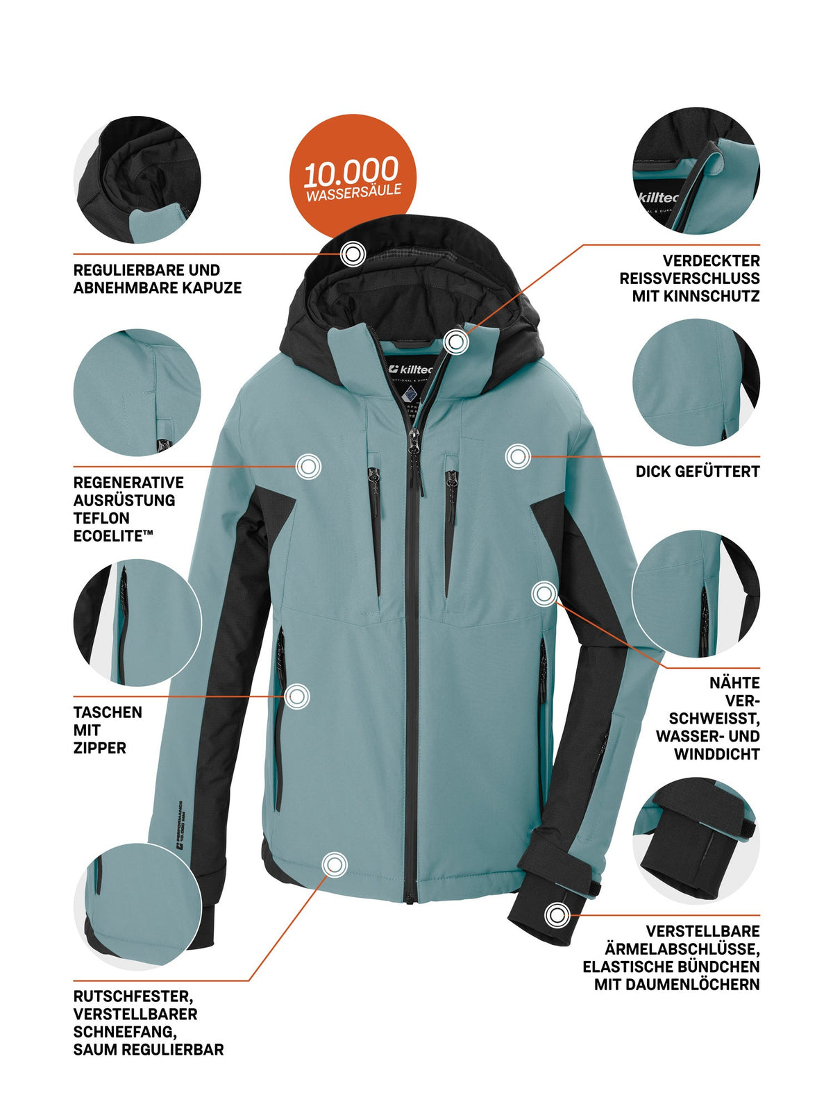 Boy's Ski jacket KSW 212 BYS SKI JCKT