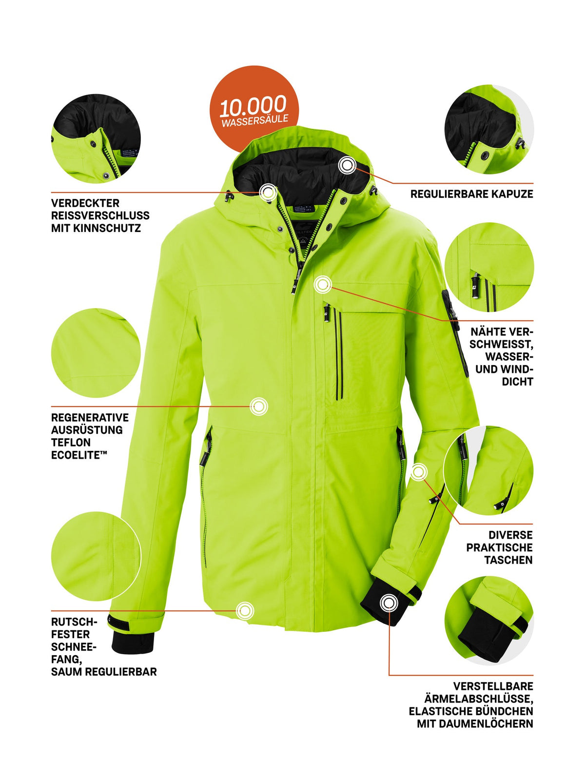 Men's Ski jacket KSW 78 MN SKI JCKT