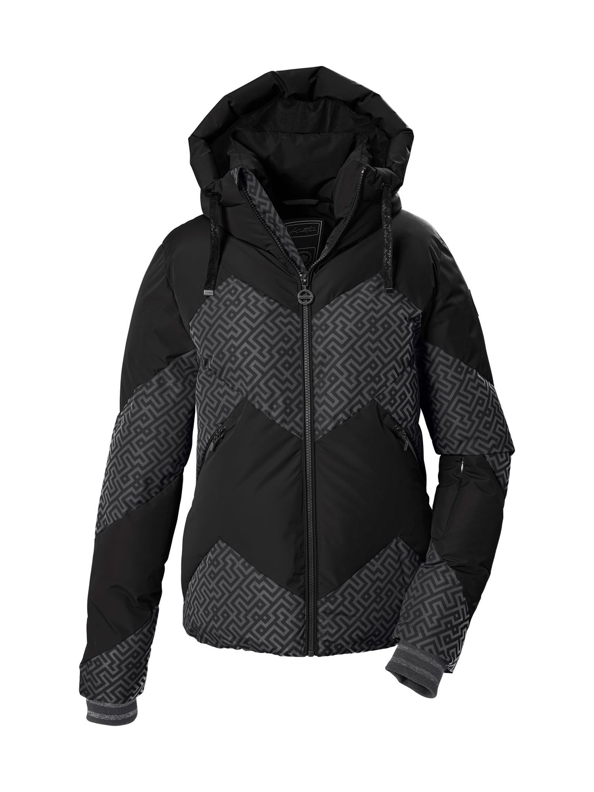 Women's Quilted ski jacket KSW 133 WMN SKI QLTD JCKT (GRAPHIC) 
