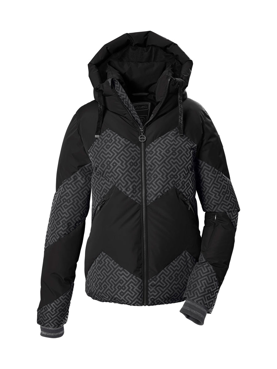Women's Quilted ski jacket KSW 133 WMN SKI QLTD JCKT (GRAPHIC)