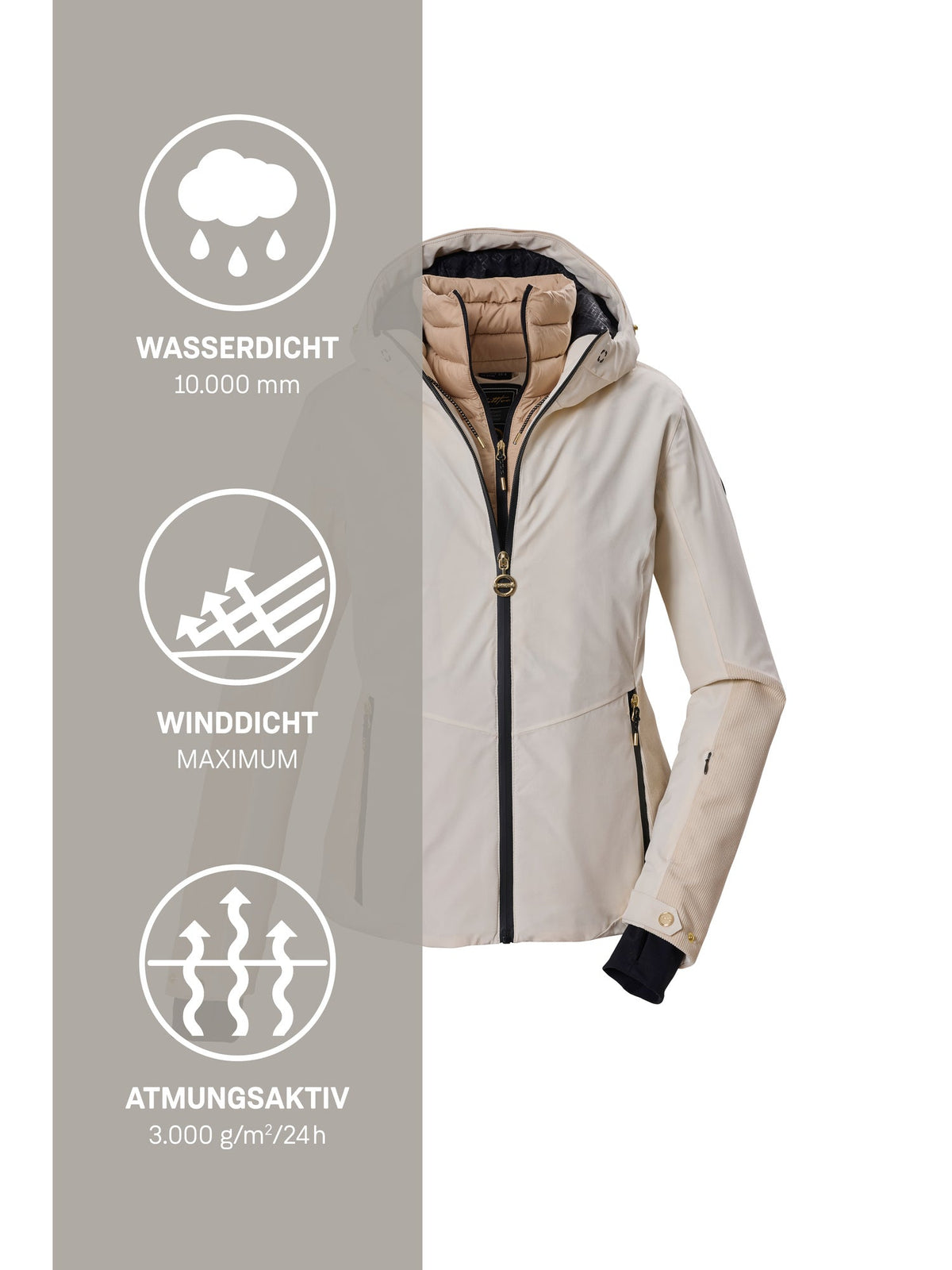 Women's Ski jacket KSW 135 WMN SKI JCKT