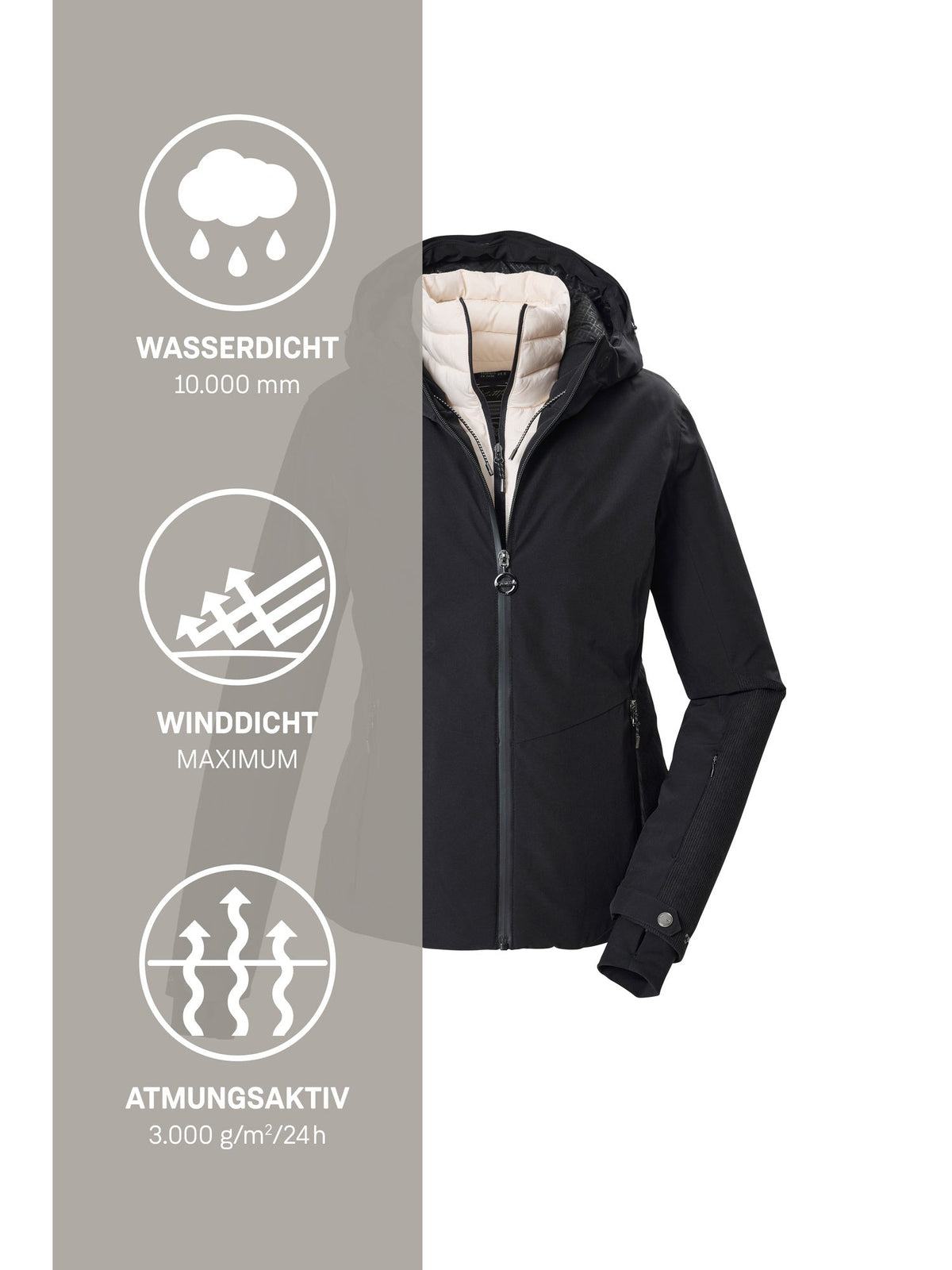 Women's Ski jacket KSW 135 WMN SKI JCKT