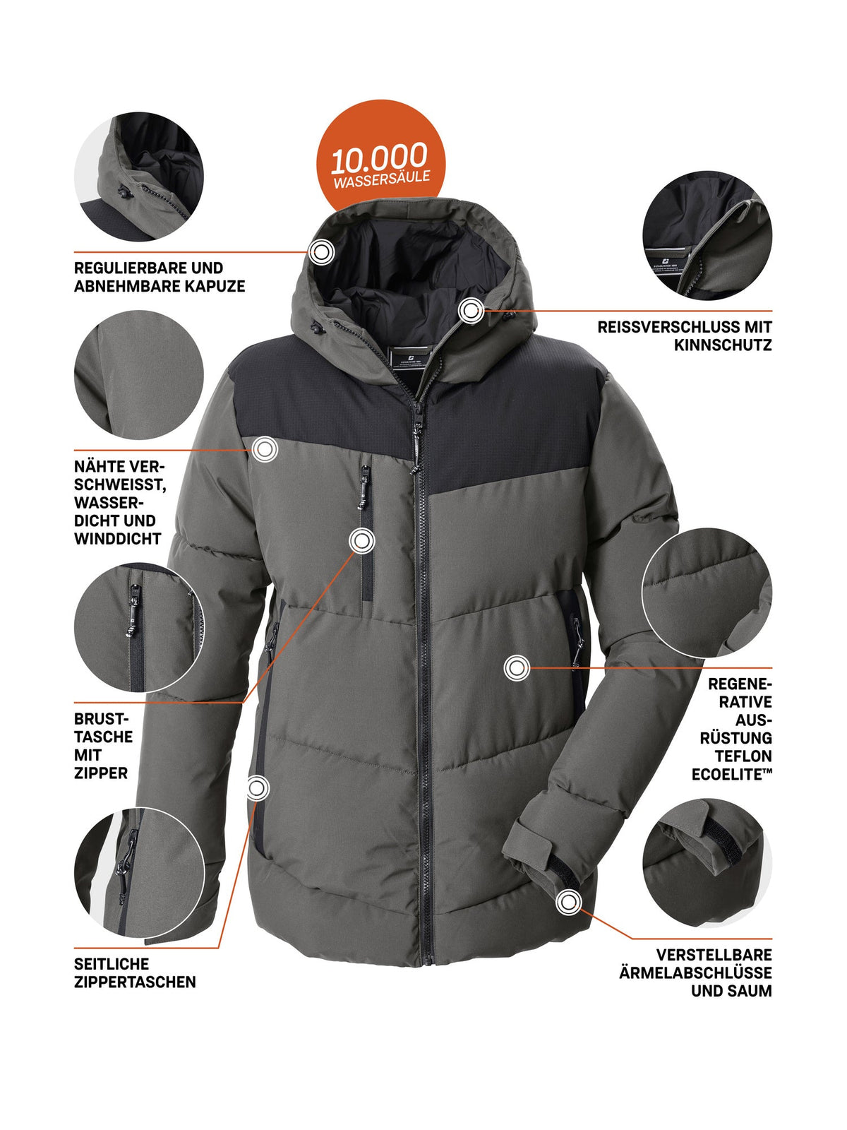 Men's Quilted jacket KOW 84 MN QLTD JCKT