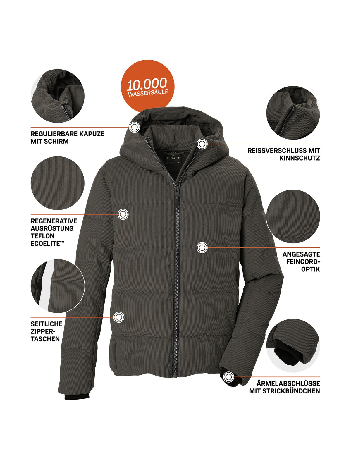Men's Quilted jacket GW 47 MN QLTD JCKT