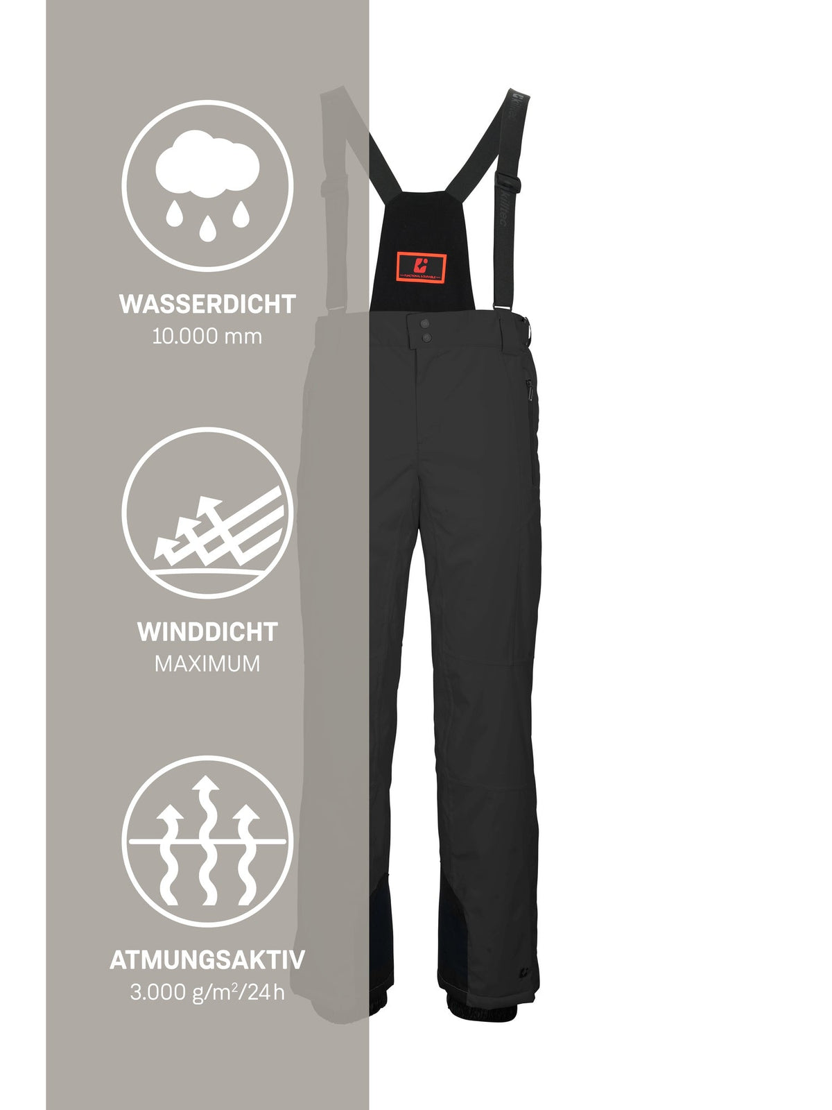 Men's Ski pants KSW 100 MN SKI PNTS
