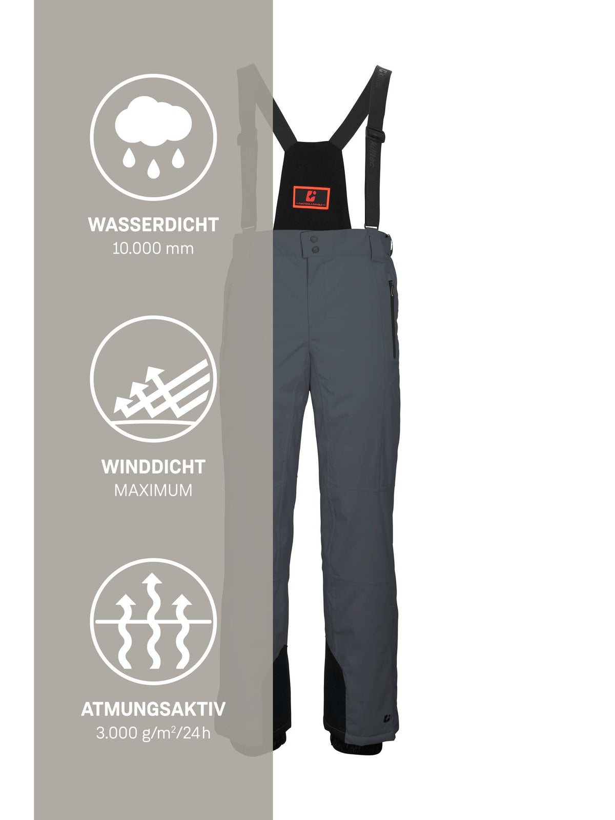 Men's Ski pants KSW 100 MN SKI PNTS