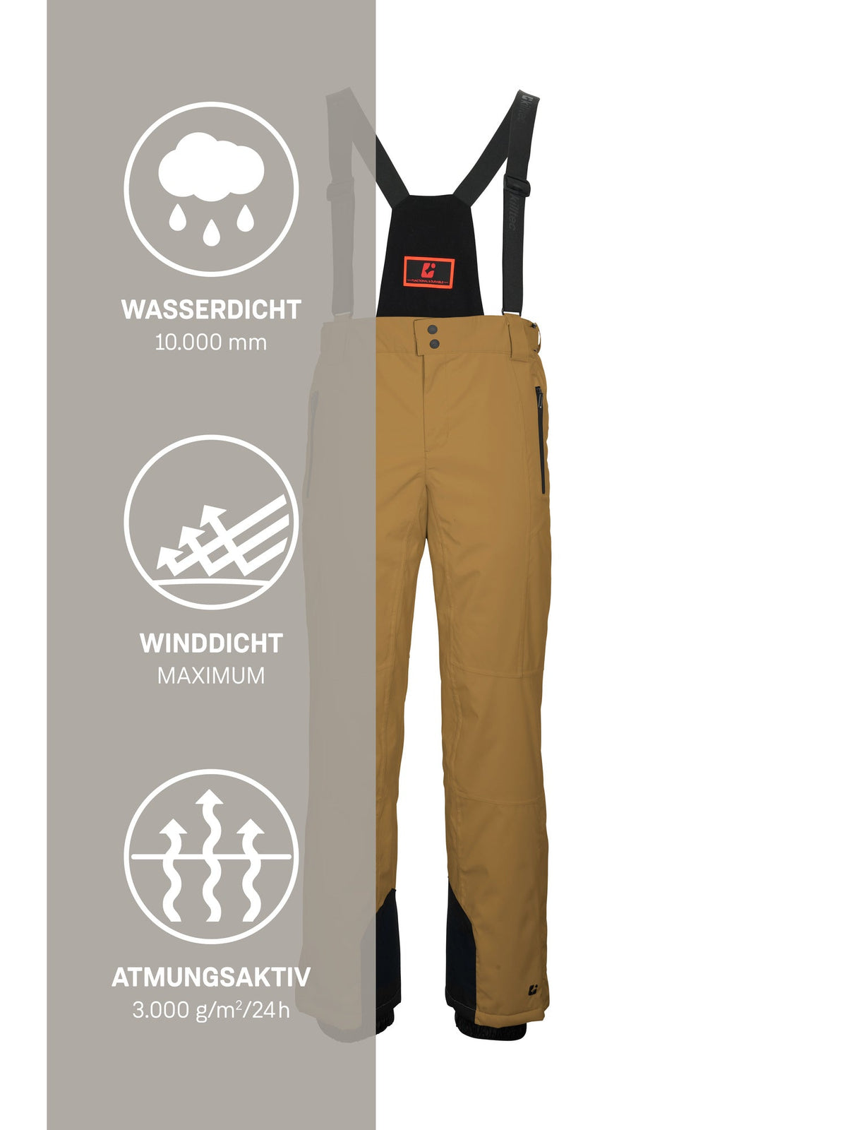Men's Ski pants KSW 100 MN SKI PNTS