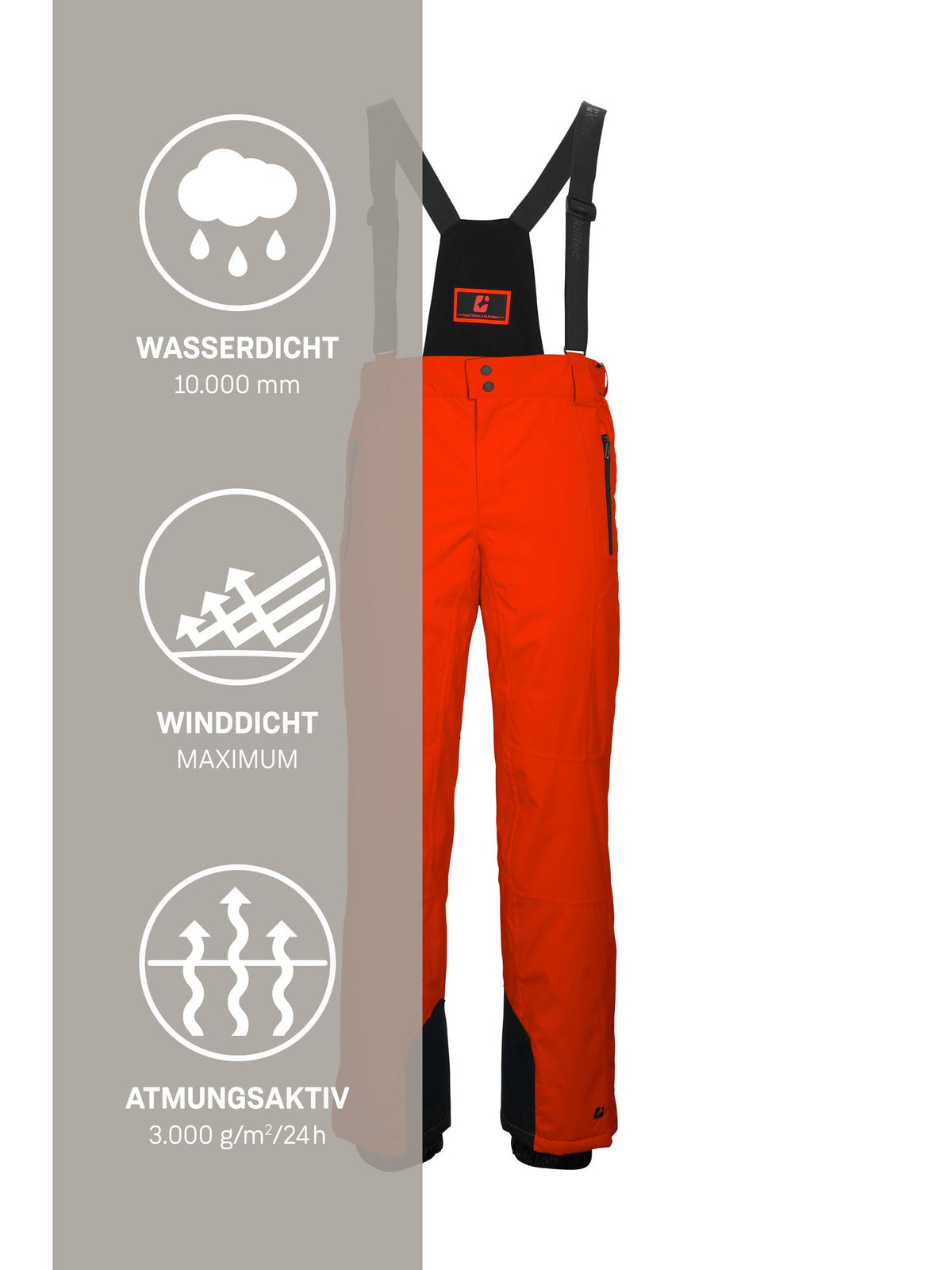 Men's Ski pants KSW 100 MN SKI PNTS