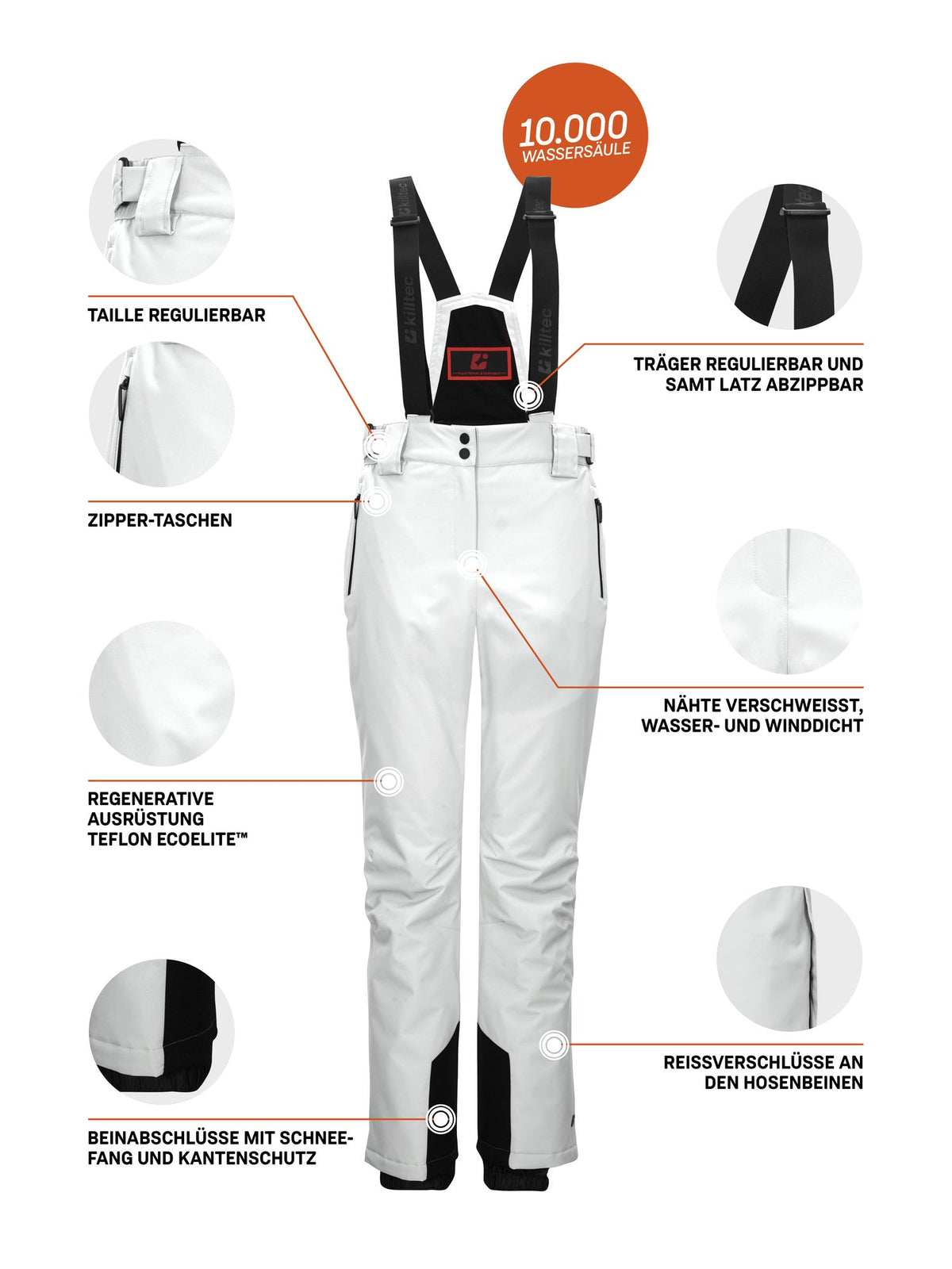 Women's Ski pants KSW 249 WMN SKI PNTS