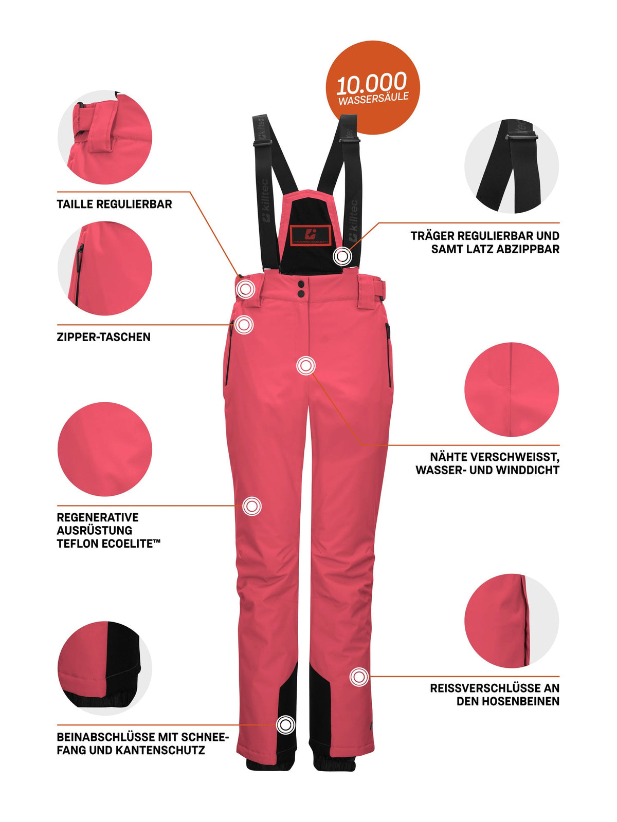 Women's Ski pants KSW 249 WMN SKI PNTS
