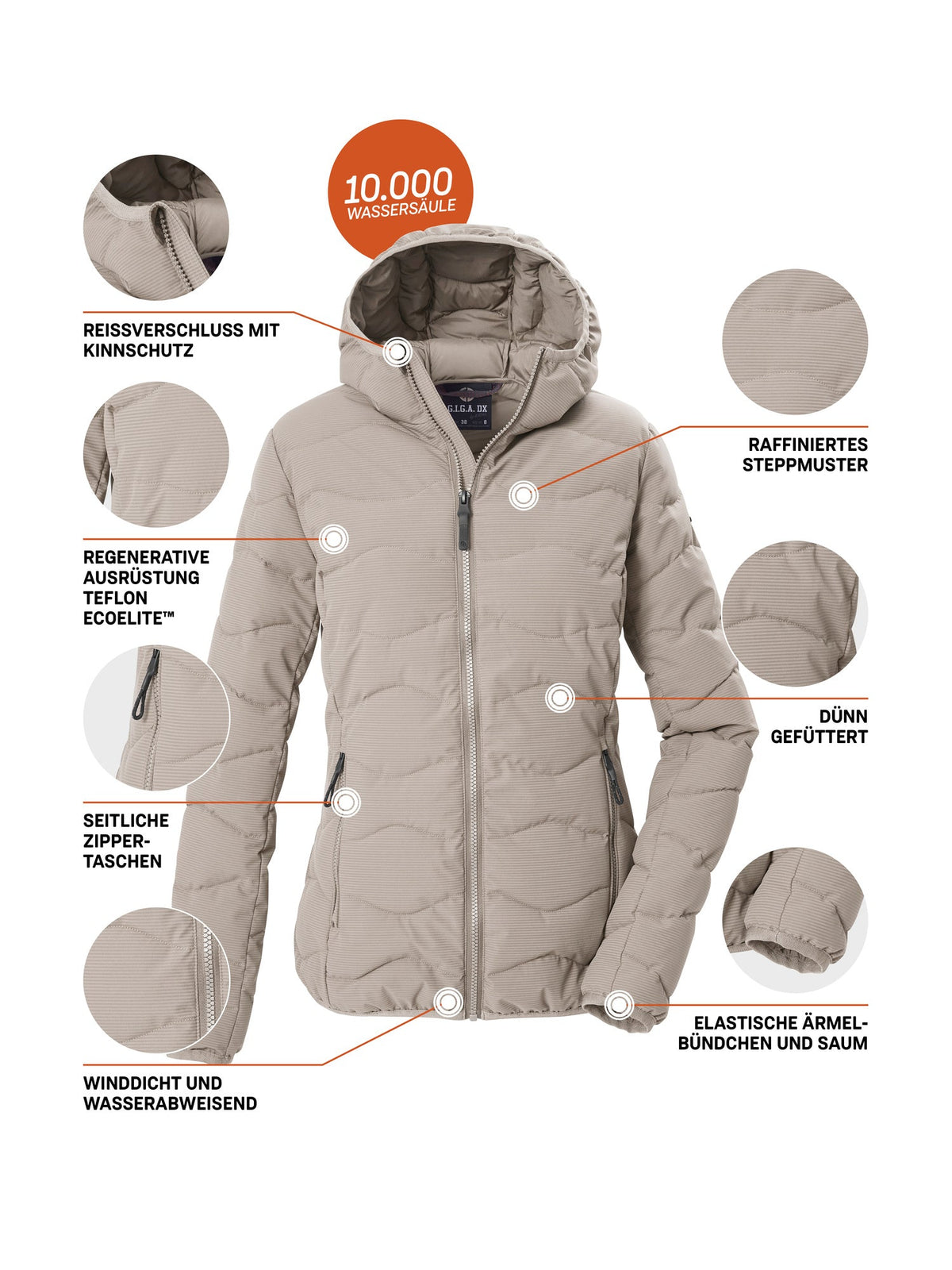 Women's Quilted jacket GW 50 WMN QLTD JCKT