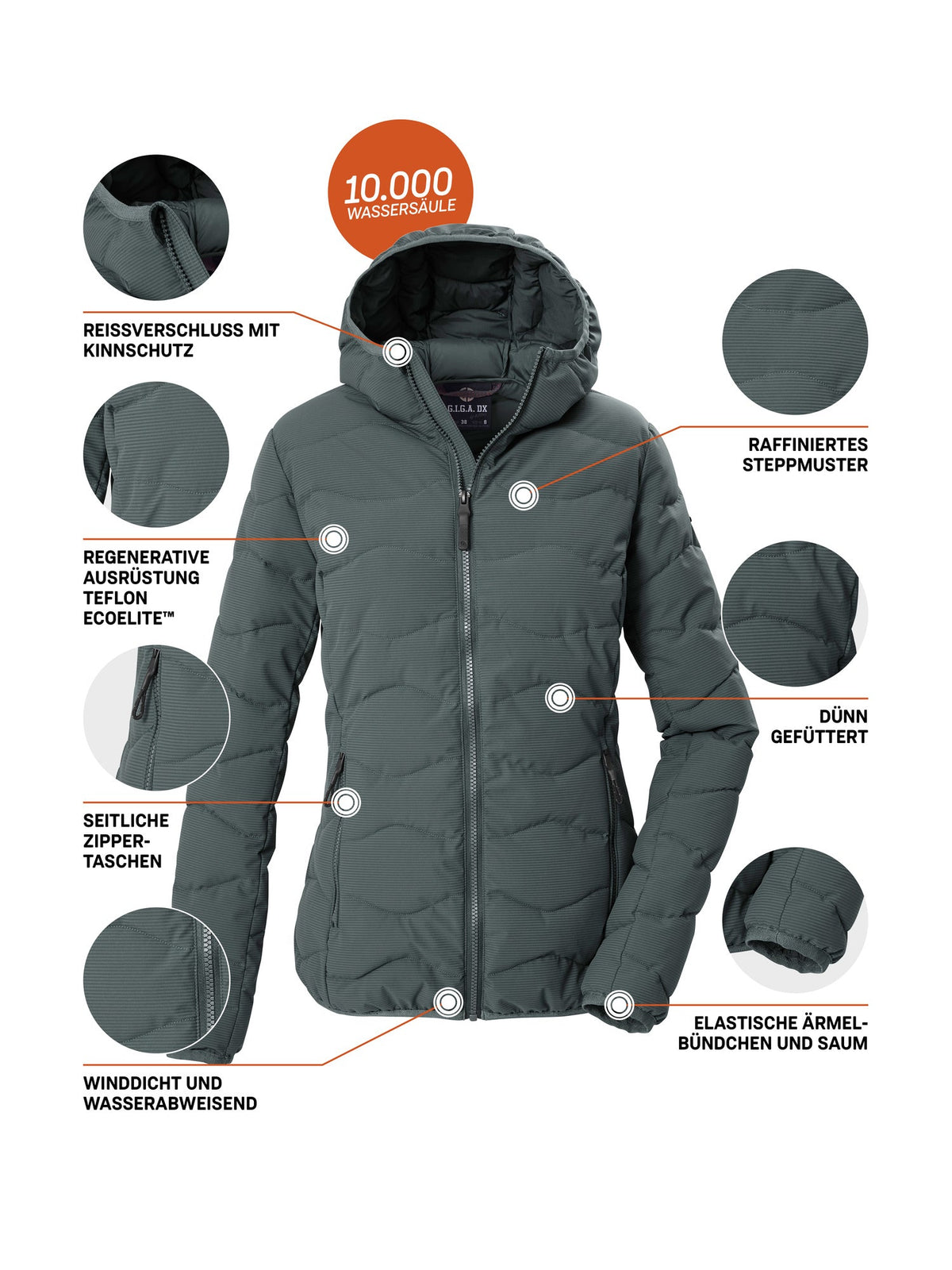 Women's Quilted jacket GW 50 WMN QLTD JCKT